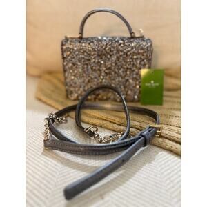 Kate Spade Laurel Way Glitter Maisie Bag Crossbody NEW